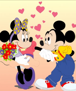 矢量米老鼠印花图案